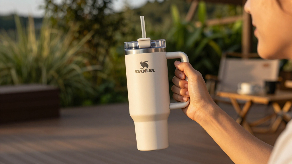 STANLEY Quencher H2.0 Tumbler With Handle And Straw 30 Oz | Flowstate 3-Position Lid | Cup Holder Compatible For Travel | Insulated Stainles
