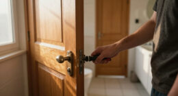 Two Doors Made This Bathroom Feel Awkward — So One Of Them Had To Go