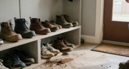 Ditch Metal Racks: Turn Concrete Blocks Into A Durable Shoe Storage Solution
