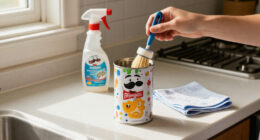 Dump Pricey Countertop Storage: Upcycle An Old Pringles Can With A Cute And Easy DIY