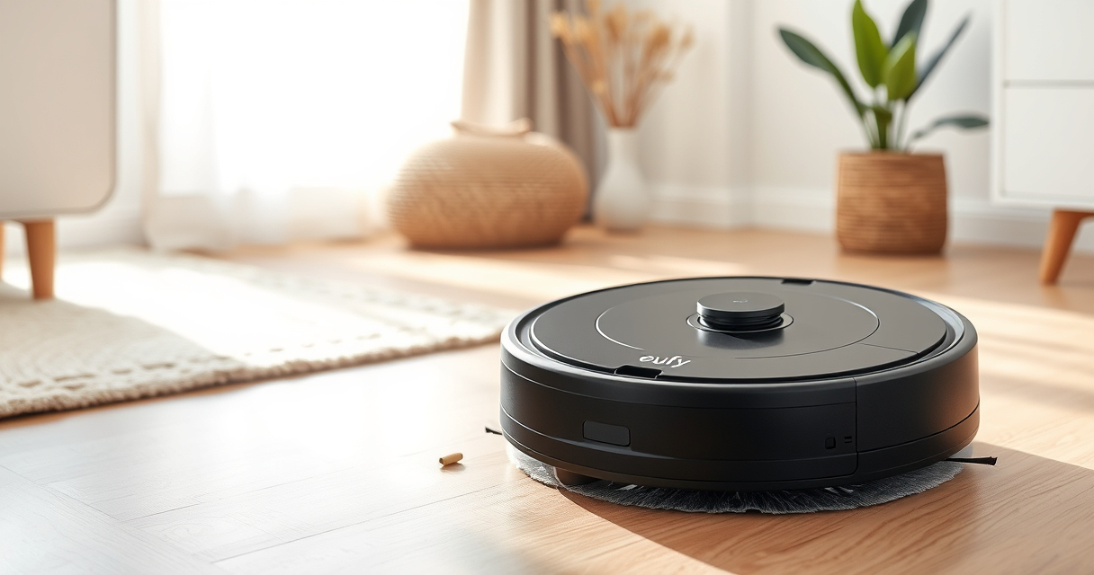 Eufy E25 Robot Vacuum & Mop Combo: Late Fall Home Cleanup Essential