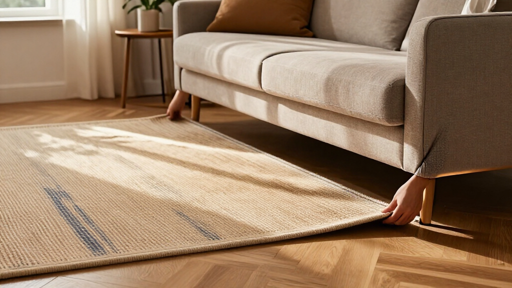 Should My Sofa Sit On Top Of The Rug? It's A Question I Get Asked All The Time As A Stylist